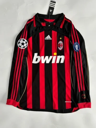 2006/07 AC MILAN HOME SHIRT FULL SLEEVE
