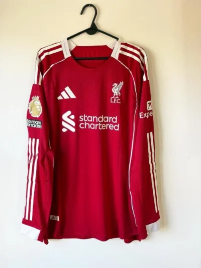 2025/26 LIVERPOOL HOME SHIRT FULL SLEEVE