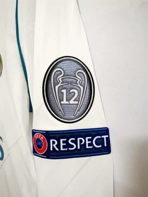 REAL MADRID 2017/2018 HOME SHIRT FULL SLEEVE - Image 3