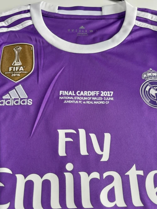 2016/17 REAL MADRID AWAY SHIRT FULL SLEEVE - Image 3