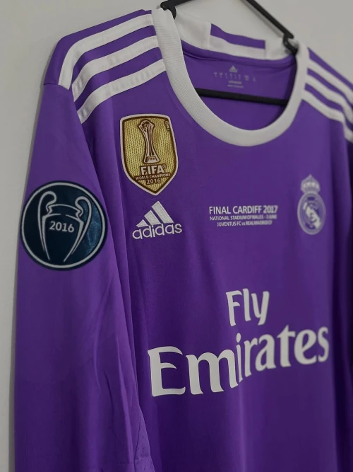 2016/17 REAL MADRID AWAY SHIRT FULL SLEEVE - Image 7