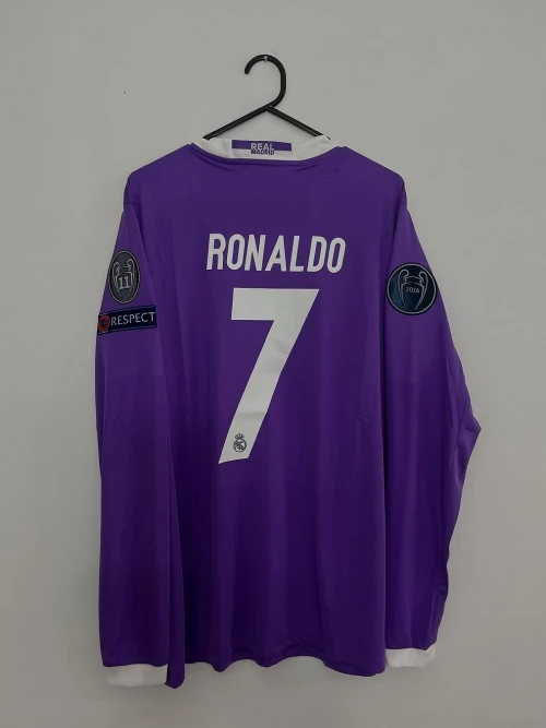 2016/17 REAL MADRID AWAY SHIRT FULL SLEEVE - Image 2