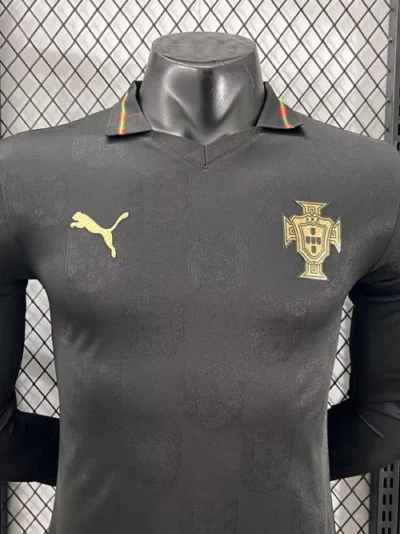 Alternative view of PORTUGAL 2025/26 SPECIAL EDITION EUSEBIO SHIRT FULL SLEEVE